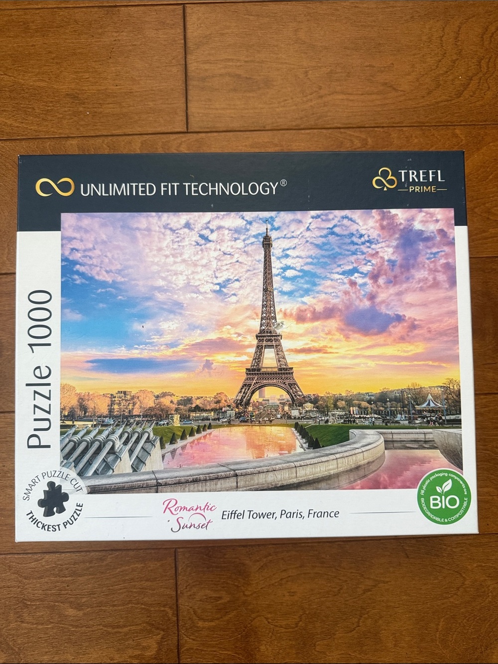 Trefl 1000-Piece Puzzle - Romantic Sunset Eiffel Tower
